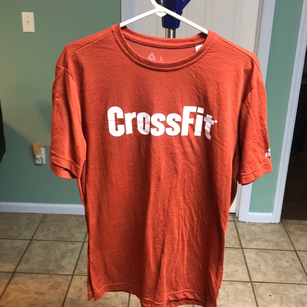 Burnt Orange Reebok CrossFit shirt